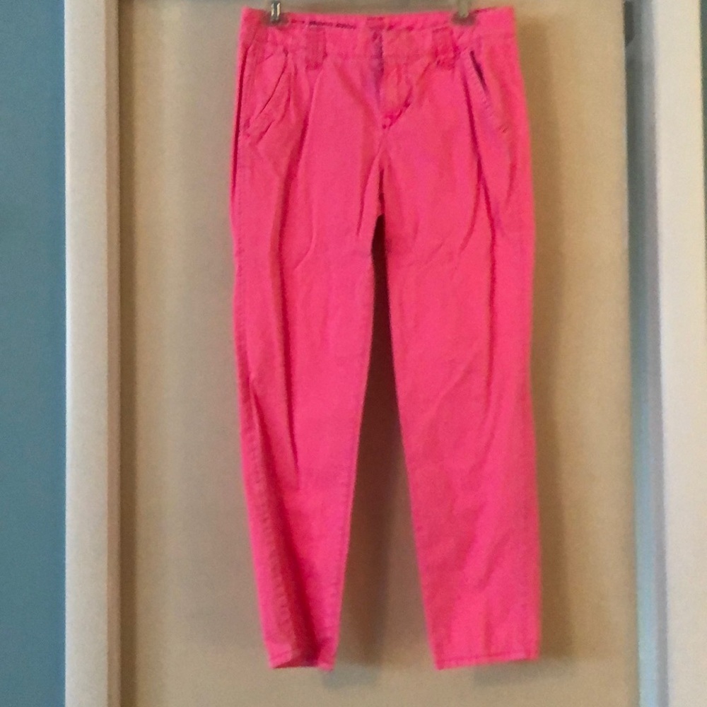 Boyfriend Chino Cotton Crop Pants
